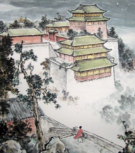玉楼天半起笙歌，风送宫嫔笑语和。全诗意思及赏析