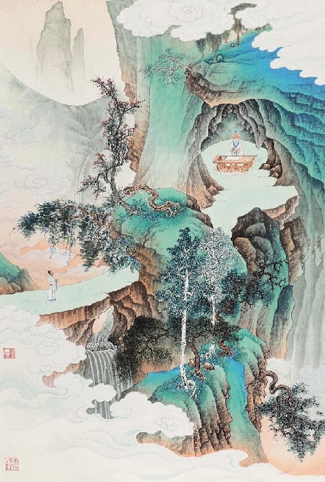 溪花与禅意，相对亦忘言。全诗意思及赏析