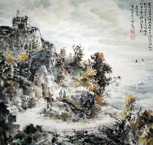荒戍落黄叶，浩然离故关。全诗意思及赏析