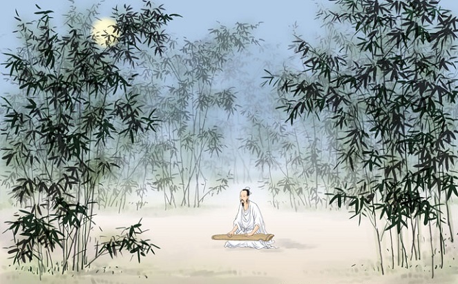 深林人不知，明月来相照。全诗意思及赏析