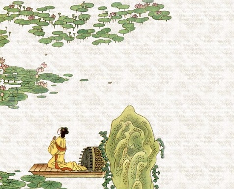 下渚多风浪，莲舟渐觉稀。全诗意思及赏析