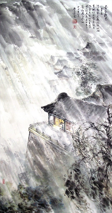 清瑟怨遥夜，绕弦风雨哀。全诗意思及赏析