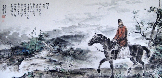 跨马出郊时极目，不堪人事日萧条。全诗意思及赏析