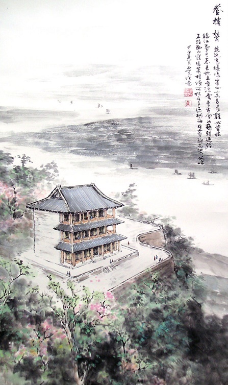 锦江春色来天地，玉垒浮云变古今。全诗意思及赏析