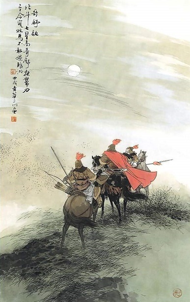 北斗七星高，哥舒夜带刀。全诗意思及赏析
