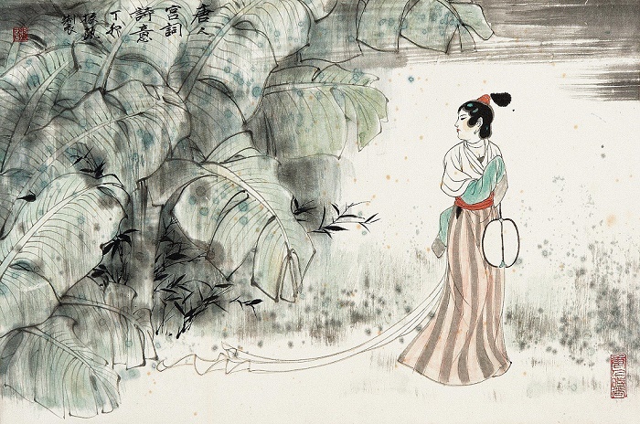 十二楼中尽晓妆，望仙楼上望君王。全诗意思及赏析
