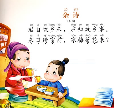 君自故乡来，应知故乡事。全诗意思及赏析
