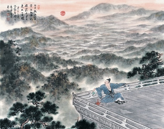 白日依山尽，黄河入海流。全诗意思及赏析