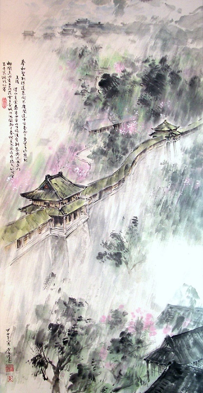 銮舆迥出千门柳，阁道回看上苑花。全诗意思及赏析
