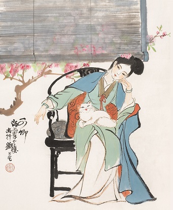 闺中少妇不知愁，春日凝妆上翠楼。全诗意思及赏析