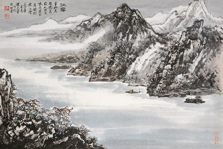 千山鸟飞绝，万径人踪灭。全诗意思及赏析