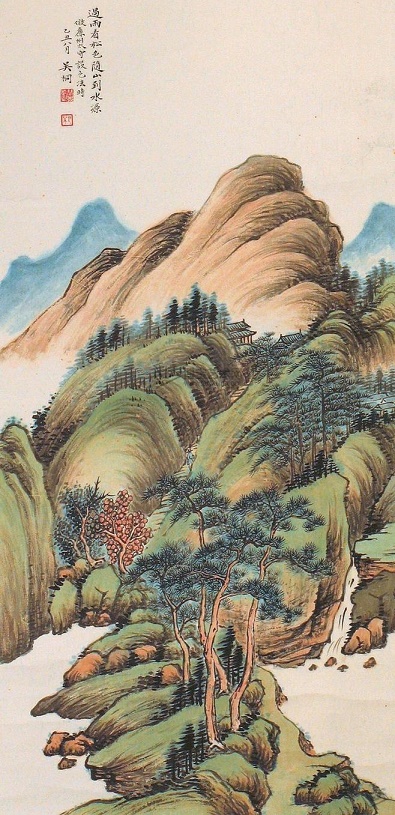 溪花与禅意，相对亦忘言。全诗意思及赏析
