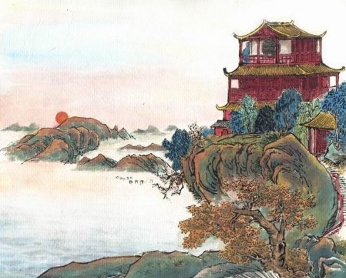 白日依山尽，黄河入海流。全诗意思及赏析