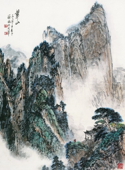 岧峣太华俯咸京，天外三峰削不成。全诗意思及赏析