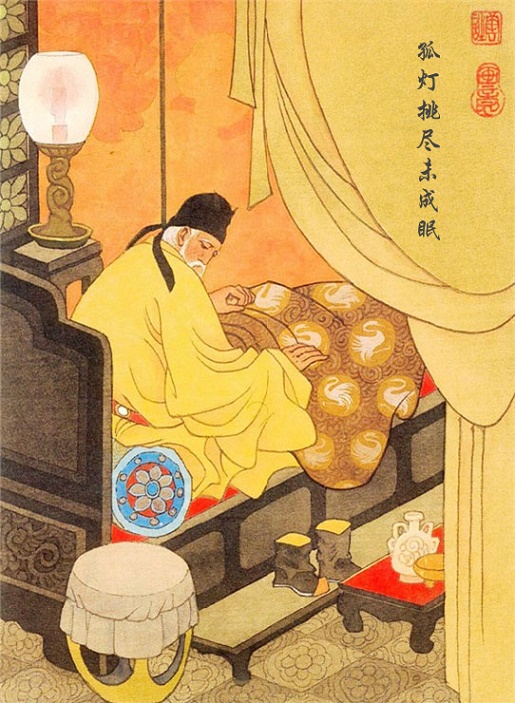 夕殿萤飞思悄然，孤灯挑尽未成眠。全诗意思及赏析
