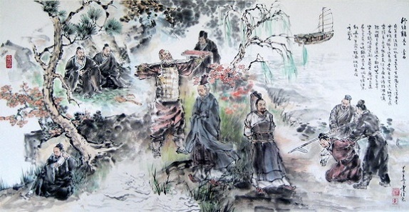 子胥既弃吴江上，屈原终投湘水滨。全诗意思及赏析