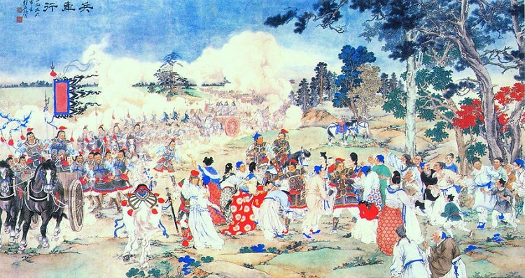 道旁过者问行人，行人但云点行频。全诗意思及赏析