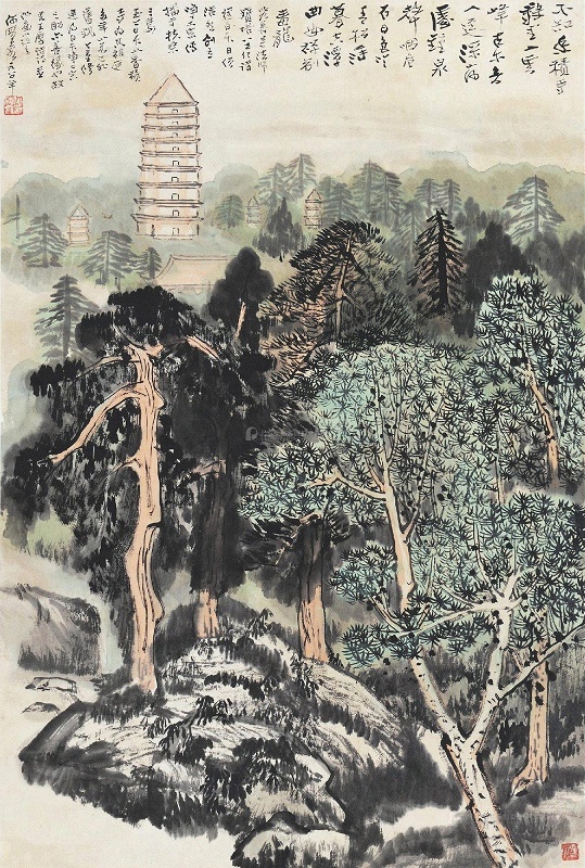 泉声咽危石，日色冷青松。全诗意思及赏析
