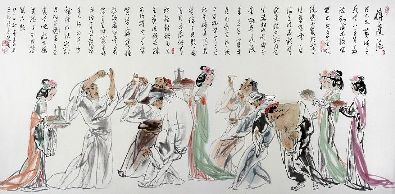 五花马，千金裘，呼儿将出换美酒，与尔同销万古愁。全诗意思及赏析