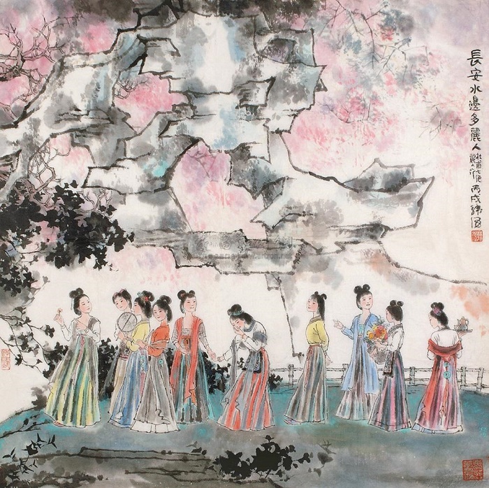 箫鼓哀吟感鬼神，宾从杂遝实要津。全诗意思及赏析