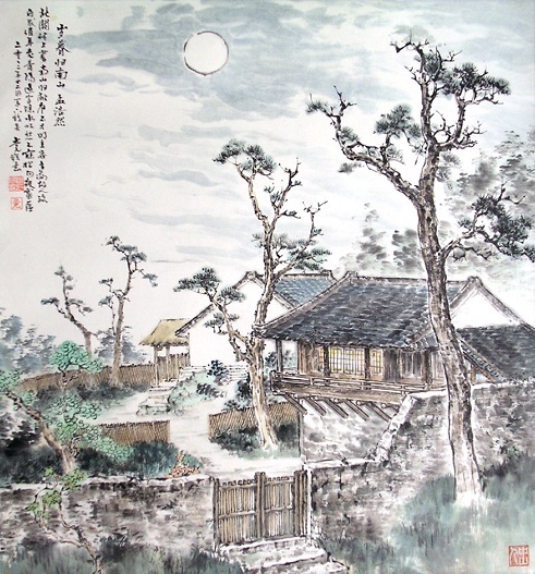 永怀愁不寐，松月夜窗虚。全诗意思及赏析