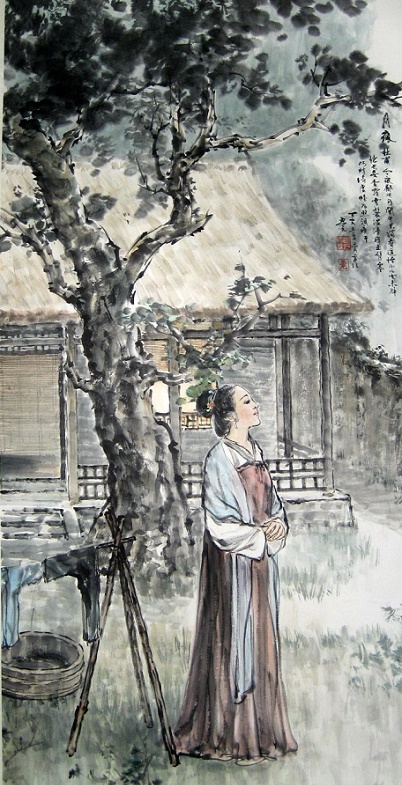 香雾云鬟湿，清辉玉臂寒。全诗意思及赏析