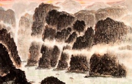郡邑浮前浦，波澜动远空。全诗意思及赏析