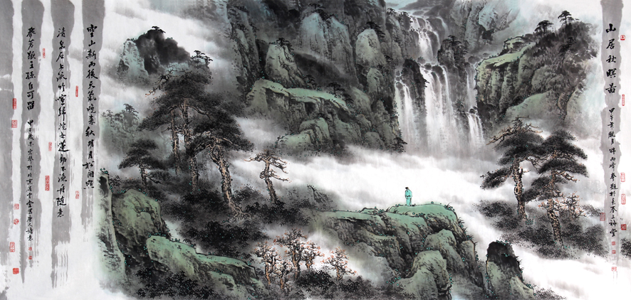 空山新雨后，天气晚来秋。全诗意思及赏析
