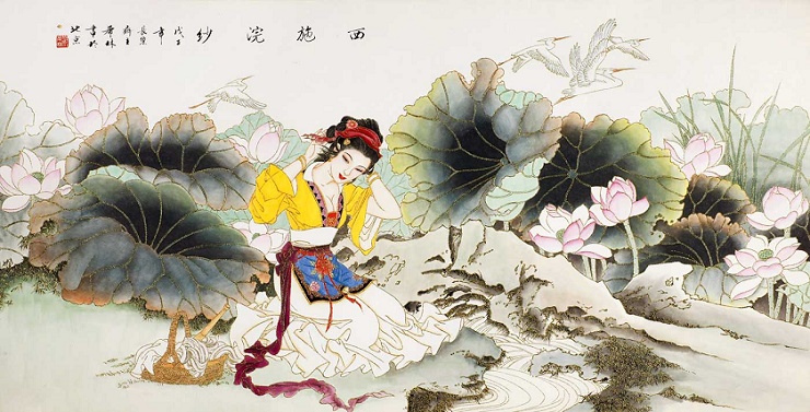 朝为越溪女，暮作吴宫妃。全诗意思及赏析