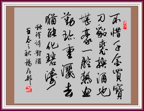 《对酒》秋瑾原文注释翻译赏析